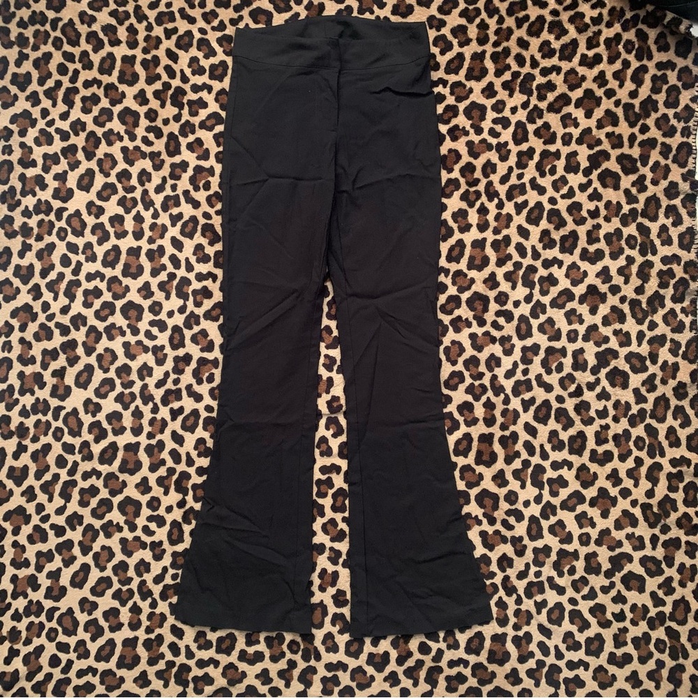 Evolution 90s y2k vintage black office siren low waisted flared slacks
